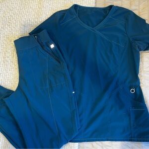 Cherokee Infinity Navy Scrub Set